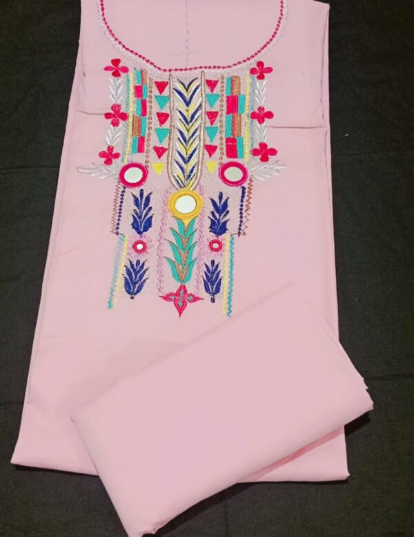 BAREEZE stuff embroided 2pc pink